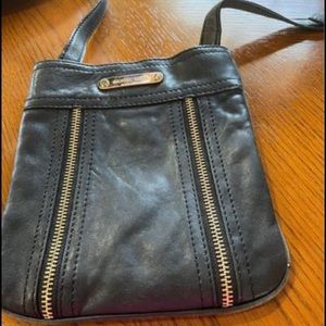 Black with gold trim Michael Kors Crossbody
